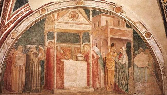 GIOTTO di Bondone Annunciation to Zacharias Spain oil painting art